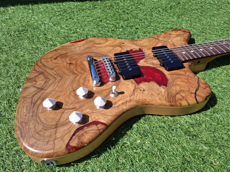 Custom Jazzmaster w/ Warmoth Neck, EGC JM500 Pickups, Olivewood Top - 2021 image 1