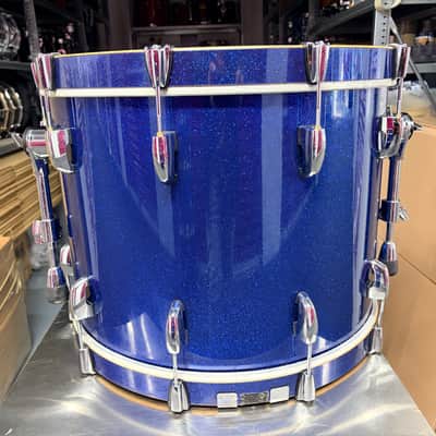 Pearl Masters birch BLX Bassdrum - #Navy sparkle blue image 8