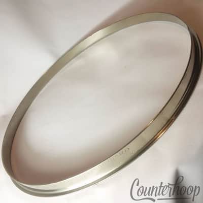 Slingerland 13" Radio King Engraved Tom Drum Rim/Hoop Nickel-Brass Single-Flange image 4