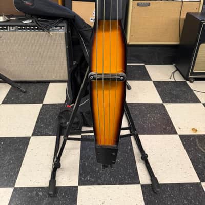 Stagg EDB-3/4-H 3/4-Size Electric Double Bass with Gig Bag 2010s - Honey image 7