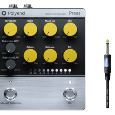 Polyend Press - Stereo Compressor incl. Cordial CCFI 3 PP - Bundle Set image 1