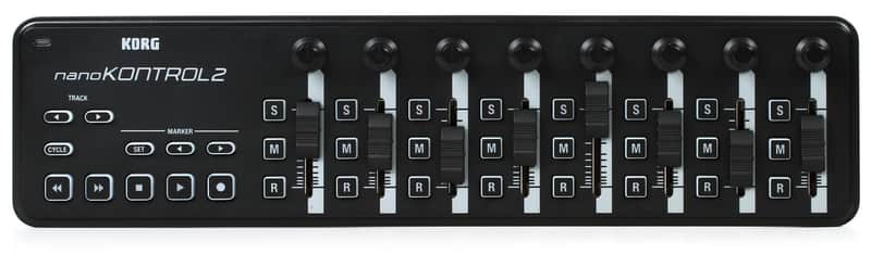 Korg nanoKONTROL2 MIDI Control Surface - Black (2-pack) Bundle image 1