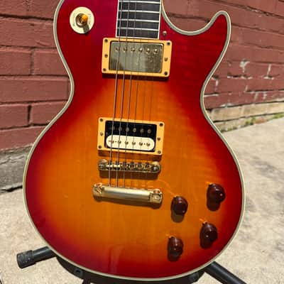 Burny Custom RSC-80 Les Paul Supreme 1980s - Flame Maple Sunburst image 1