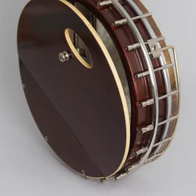 Gibson  RB-3 Trapdoor 5 String Resonator Banjo (1924), ser. #11085A-25, period black hard shell case. image 12