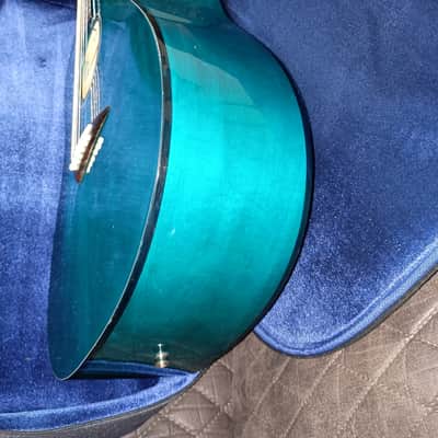 Dean Playmate PLAYPD-TBL 2013 - Transparent Blue w/ Martin Case image 11