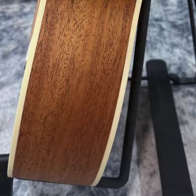 Dowina Mahogany Bona Vida - Cedar/Mahogany Parlor Sized Acoustic Guitar with Hardshell Case image 10
