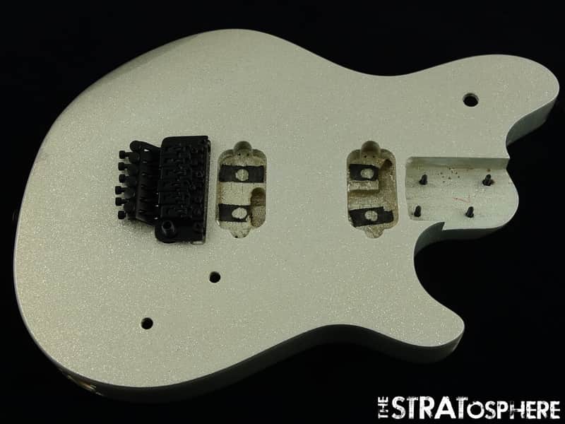 Eddie Van Halen Wolfgang Standard BODY HARDWARE Floyd Rose Silver Sparkle SALE! image 1