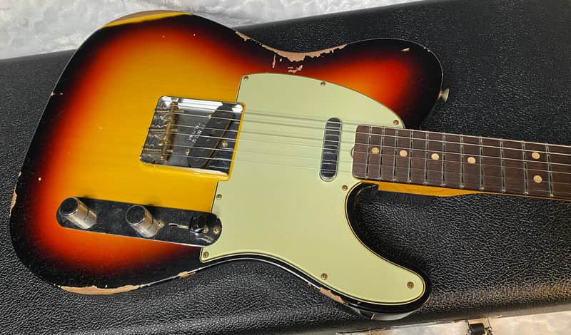 Fender '63 Relic Limited Edition Telecaster - Handwound PU's - Custom Shop - Authorized Dealer - Sunburst 7.25lbs - G05514 image 1