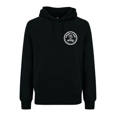 Riffers | Vintage & Rare Musical Instruments for Professionals | Unisex Extra Heavy Cotton Hoodie Sweater Jumper, Black | Limited Run, 2026 feat. Vintage Roland CR-5000 8000 CompuRhythm Drum Machine image 2
