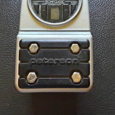 Peterson Stomp Classic Strobotuner Pedal Guitar Tuner 2010s - Silver/Black image 1