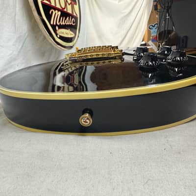 Gibson Custom Shop LPB-3 lpb3 Les Paul Custom Guitar with COA + Case - Ebony / Black image 17
