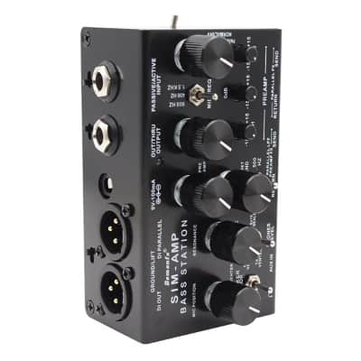 Demonfx SIM-AMP High Quality Simplifier Bass Station Preamp Simulator, Power Amp SIM, Stereo Cab SIM & DI Out for Electric Bass image 8