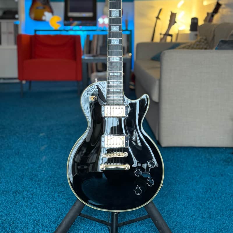 2019 Epiphone Les Paul Custom PRO Ebony Black