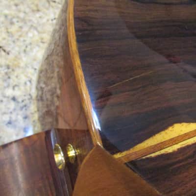 2012 K M Clark Custom A Wedge Cutaway Acoustic COCOBOLO Kevin Michael image 15