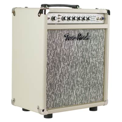New Two Rock Studio Signature 1X12 Combo Ivory Bronco w/Black & White Pinstripe Grill Cloth #1655 image 3