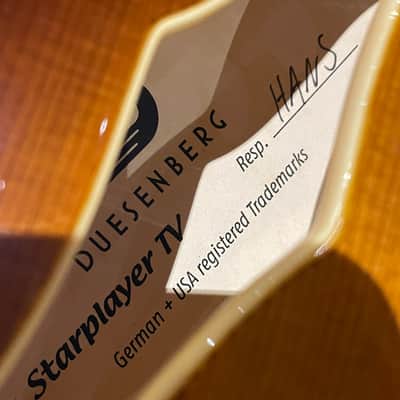 Duesenberg Starplayer TV Vintage Burst + 3,498 kg + NEW from the great guitar store in Austria image 11