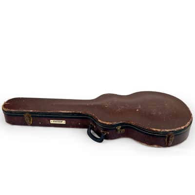 60's Vintage Gretsch Ess & Ess Hardshell Case - RARE Faux Red Alligator image 6