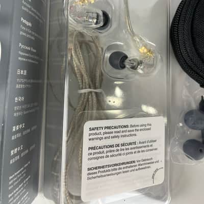 Shure SE215 Single Driver In-Ear Monitors, Clear image 2