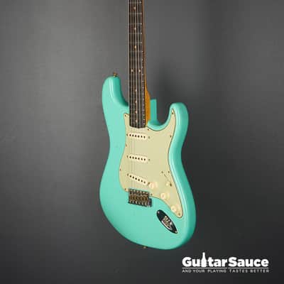 Fender Custom Shop 59 Stratocaster Rosewood Journeyman Super Faded Aged 2025 - Sea Foam Green (Cod.1926NG) image 7