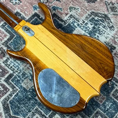 1979 Kramer DMZ6000B Vintage Natural Aluminum Neck Made In USA Dimarzio PJ Bass Guitar W/ Gigbag! image 10