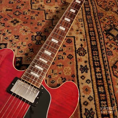 2023 Gibson ES-335 Figured Sixties Cherry w/ OHSC | Block Inlay, Figured Top image 17