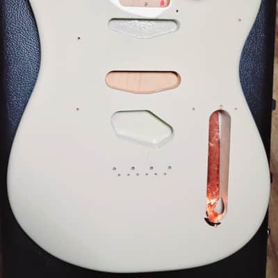 Warmoth Body Tele Strat combo White -USA made image 2
