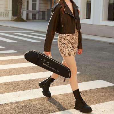 Donner HUSH-I Travel Series Silent Acoustic/Electric Guitar image 3