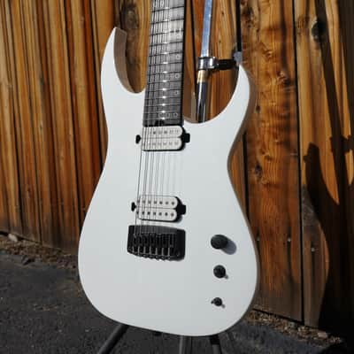 Schecter USA Custom Shop Keith Merrow KM-7 Stage w/ Fishmans - Snowblind White Gloss 7-String image 7