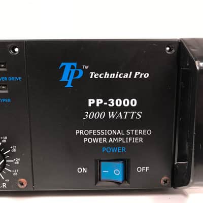 Technical Pro PP-3000 Power Stereo Amp image 5