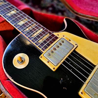 Gibson Custom Shop Les Paul ‘57 Tom Doyle "TIME MACHINE" #109 ~ R7/57 Black Goldtop “SUPER PREMIUM” - Historic Aged w/Doyle Coils TRU-CLONES ‘59 PAFs image 9