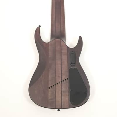 Agile 10 String Left Handed Electric Guitar Pendulum Pro 102730 EB CA Charcoal Fan Fret Multi-Scale image 3