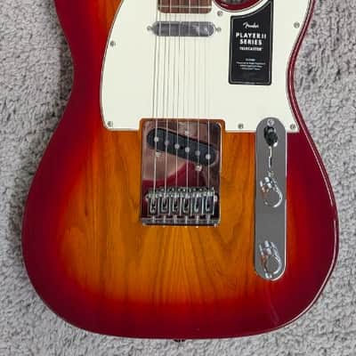 Mint Fender Player II Telecaster guitar, Rosewood Fingerboard, Aged Cherry Burst image 1
