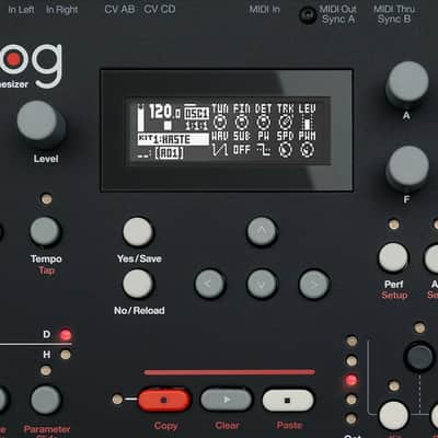LED Display Upgrade - Elektron Analog Four Heat Keys Rytm Custom (White on Black) Dot Matrix Display image 2