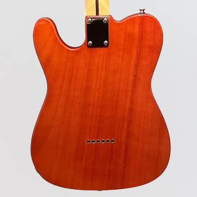 Aria TEG-TL Modern Classic Thinline Semi Hollow Tele Style Electric Guitar - Natural image 4