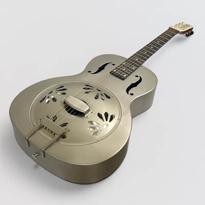 Gretsch G9201 Honey Dipper Round-Neck Resonator Guitar - Weathered "Pump House Roof" image 8