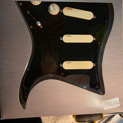 EMG DG20 David Gilmour Pre-Wired Loaded Strat Pickguard 2010s - Limited Edition Eclipse image 5