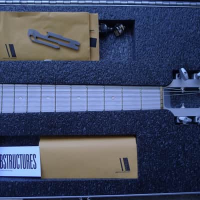 Obstructures 0.750 2016 clear solid aluminum guitar image 12