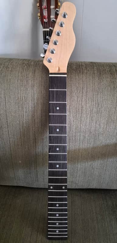Big Lou wide 48mm guitar neck with Wilkinson tuners image 1