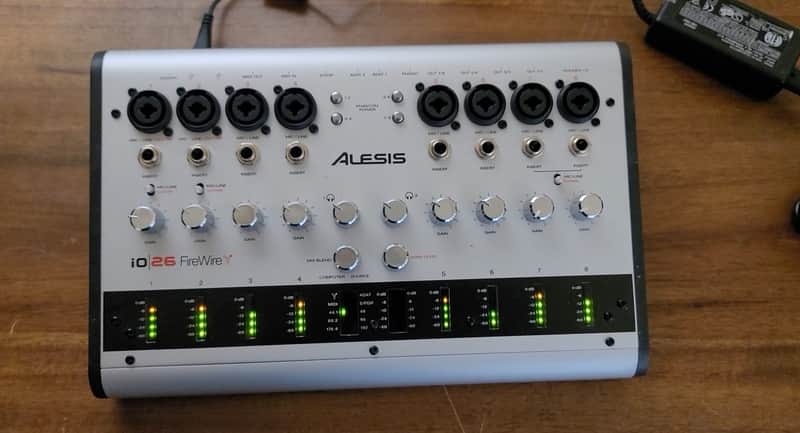 Alesis iO|26 FireWire Audio Interface 8-Channel - FireWire Tested & Fully Working w/ Power Supply image 1