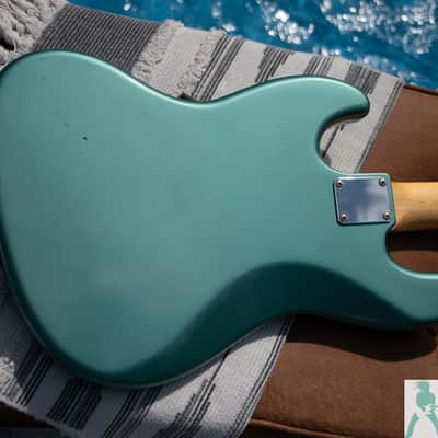 Fender FSR Limited Edition JB-62 OTM (Ocean Turquoise Metallic) '62 Jazz Bass Reissue - Pro Set Up w Perfect Frets/Action/Intonation! image 7