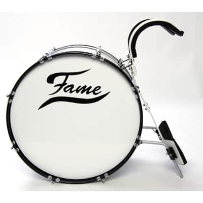 Fame Marching BassDrum 22"x12", incl. Carrier - Marching bass drum image 2