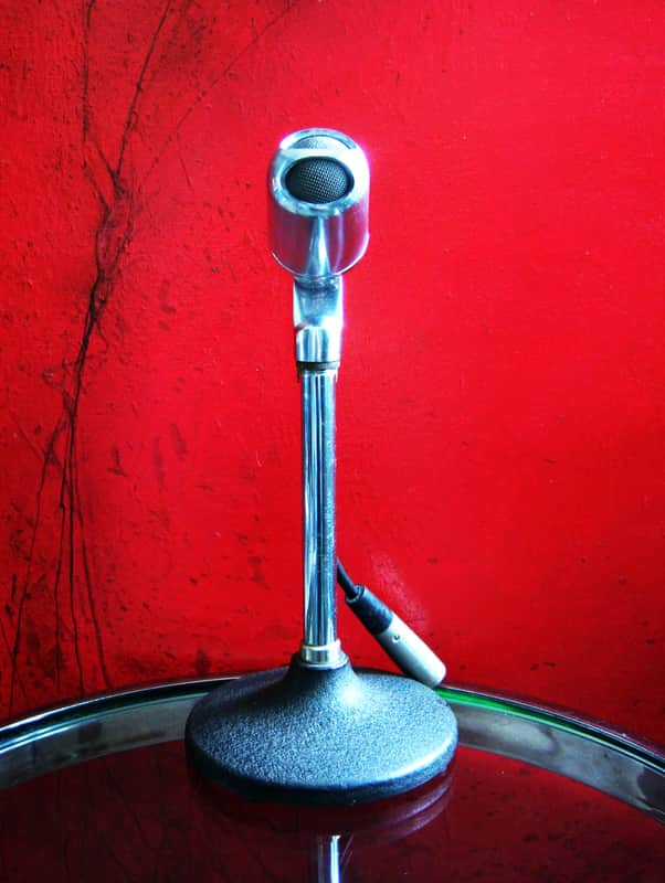 Vintage 1950's Electro-Voice 638 Omnidirectional Dynamic Microphone Hi Z harp mic 605 641 image 1