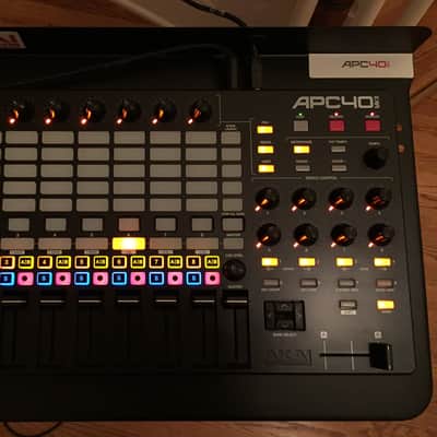 AKAI APC40 MK II, Ableton pad controller on stand,foot switch and USB extension image 8
