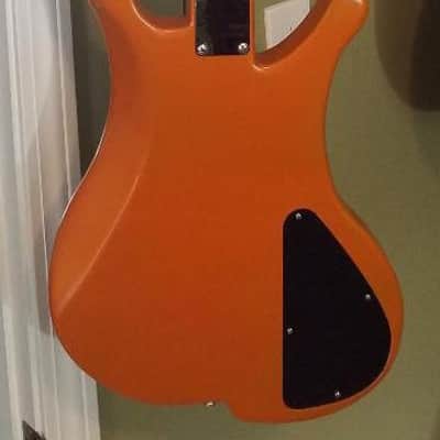 Lefty Scream Basses Fretless, Moses Graphite neck, 2010 Daytona Sunset Orange image 10