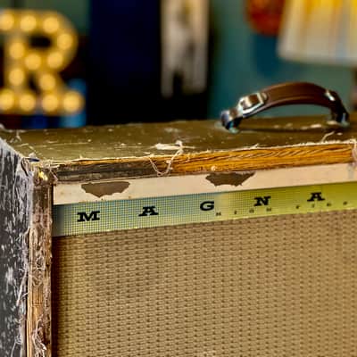 1957 Magnatone Custom 280 STEREO-VIBRATO 2x12 Tonemaster 35WATT image 4