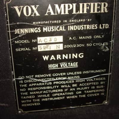 Vox AC30 AC 30 1962 image 5