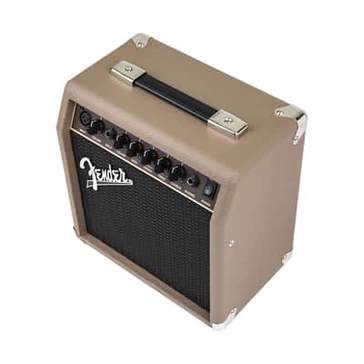 Immagine Fender Acoustasonic 15 2-Channel Combo Amp - Brown and Wheat - 3