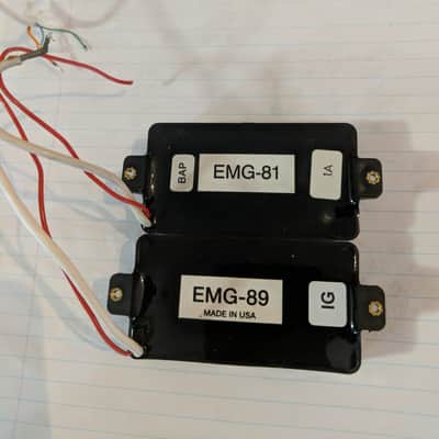 EMG EMG 81 And EMG 89. Vintage Style Wire. image 1