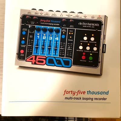 Electro-Harmonix 45000 Stereo Multi-Track Looper with Foot Controller 2013 - Present - Silver / Black image 10