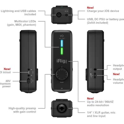 Immagine iRig Pro I/O Audio MIDI Interface - Open Box - 5